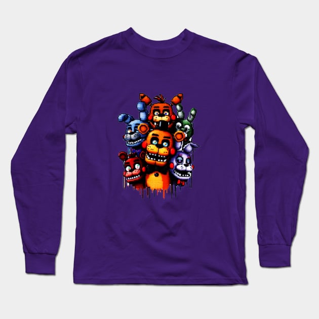 five nights at freddys Long Sleeve T-Shirt by fadinstitute